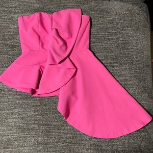 DO+BE Pink Strapless Top